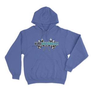 KIMI ANTONELLI Checkered Flags Unisex Hoodie Blue
