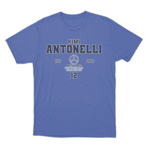 KIMI ANTONELLI EST 2006 12 Unisex T Shirt Blue