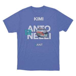 KIMI ANTONELLI Helmet Graphic Unisex T Shirt Blue