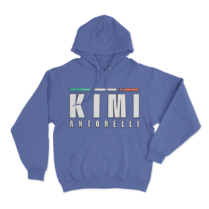 KIMI ANTONELLI Italian flag accents Unisex Hoodie Blue